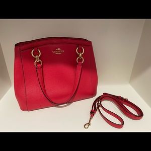 Coach pink Minetta crossbody purse